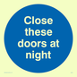MA221: close these doors at night