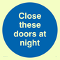 MA221: close these doors at night