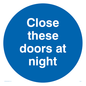 MA221: close these doors at night