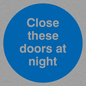 MA221: close these doors at night