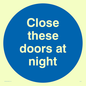 MA221: close these doors at night