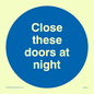 MA221: close these doors at night