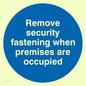 MA223: Remove security when occupied