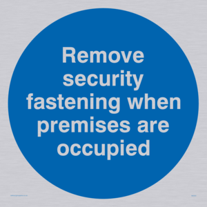 MA223: Remove security when occupied