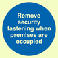 MA223: Remove security when occupied