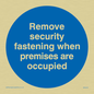 MA223: Remove security when occupied