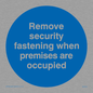 MA223: Remove security when occupied