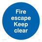 MA226: fire escape keep clear