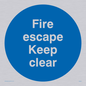 MA226: fire escape keep clear