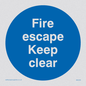 MA226: fire escape keep clear