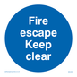 MA226: fire escape keep clear