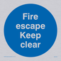 MA226: fire escape keep clear