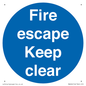 MA226: fire escape keep clear