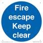 MA226: fire escape keep clear