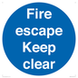 MA226: fire escape keep clear