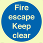 MA226: fire escape keep clear