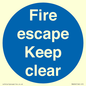 MA226: fire escape keep clear