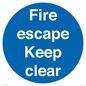 MA226: fire escape keep clear