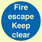 MA226: fire escape keep clear