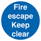 MA226: fire escape keep clear