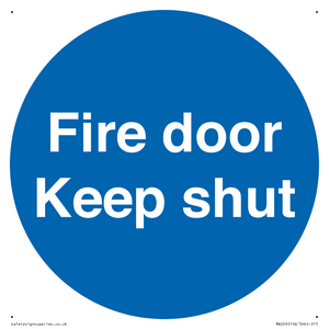 MA229: fire door keep shut