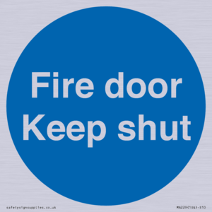MA229: fire door keep shut