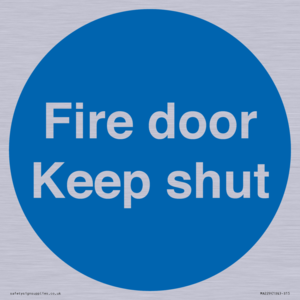MA229: fire door keep shut