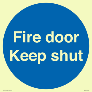 MA229: fire door keep shut