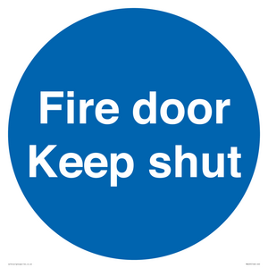 MA229: fire door keep shut