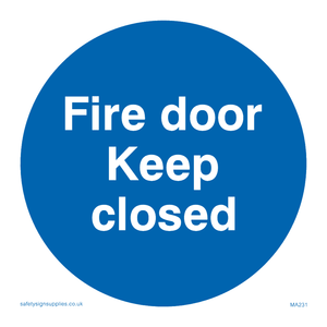 MA231: fire door keep closed