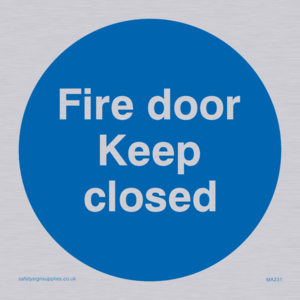 MA231: fire door keep closed