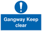 MA234: gangway keep clear