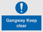 MA234: gangway keep clear