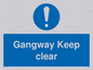 MA234: gangway keep clear