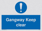 MA234: gangway keep clear