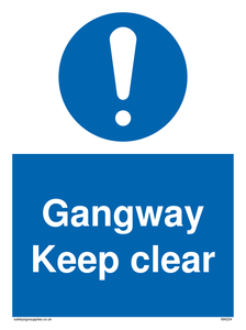 MA234: gangway keep clear