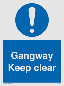 MA234: gangway keep clear