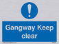 MA234: gangway keep clear