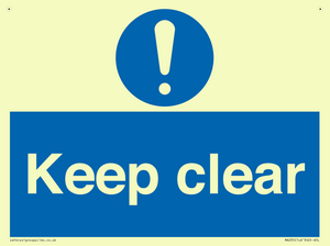 MA235: keep clear