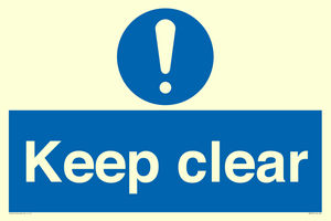 MA235: keep clear