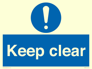 MA235: keep clear