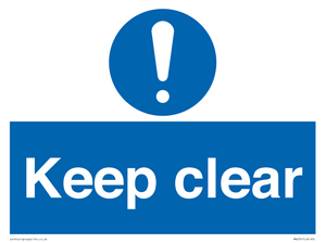 MA235: keep clear