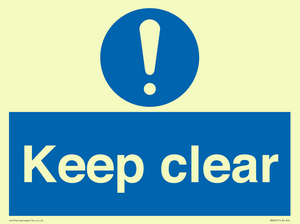 MA235: keep clear