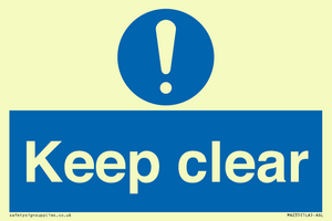 MA235: keep clear