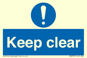 MA235: keep clear