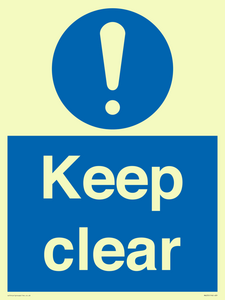 MA235: keep clear