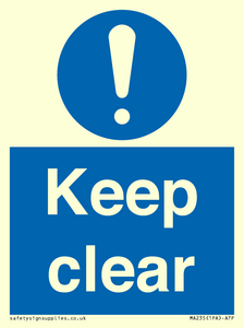 MA235: keep clear