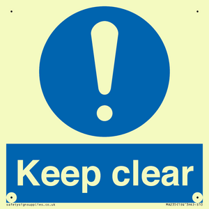 MA235: keep clear
