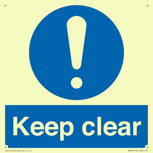 MA235: keep clear