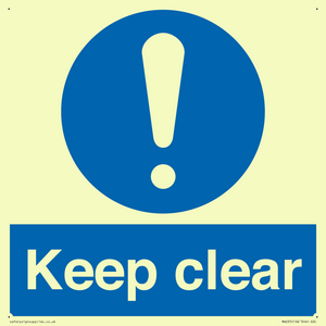 MA235: keep clear